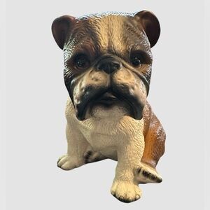 House of Global Art Harvey Knox Kingdom English Bull Dog Hand Painted Japan MINT